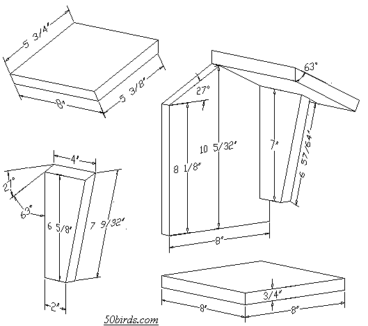 Mourning Dove Platform Plans - 70birds Birdhouse Plans Index