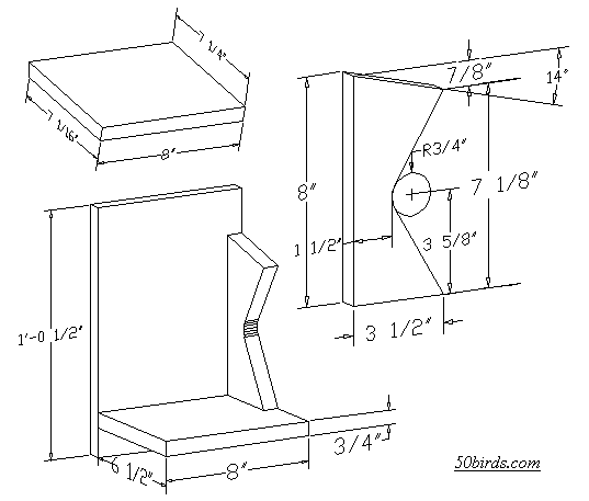 Robin Nesting Platform 70birds Birdhouse Plans Index