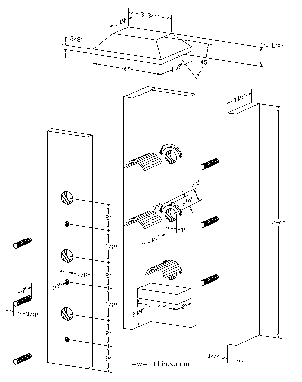 Song Bird Feeder Plans 70birds Birdhouse Plans Index