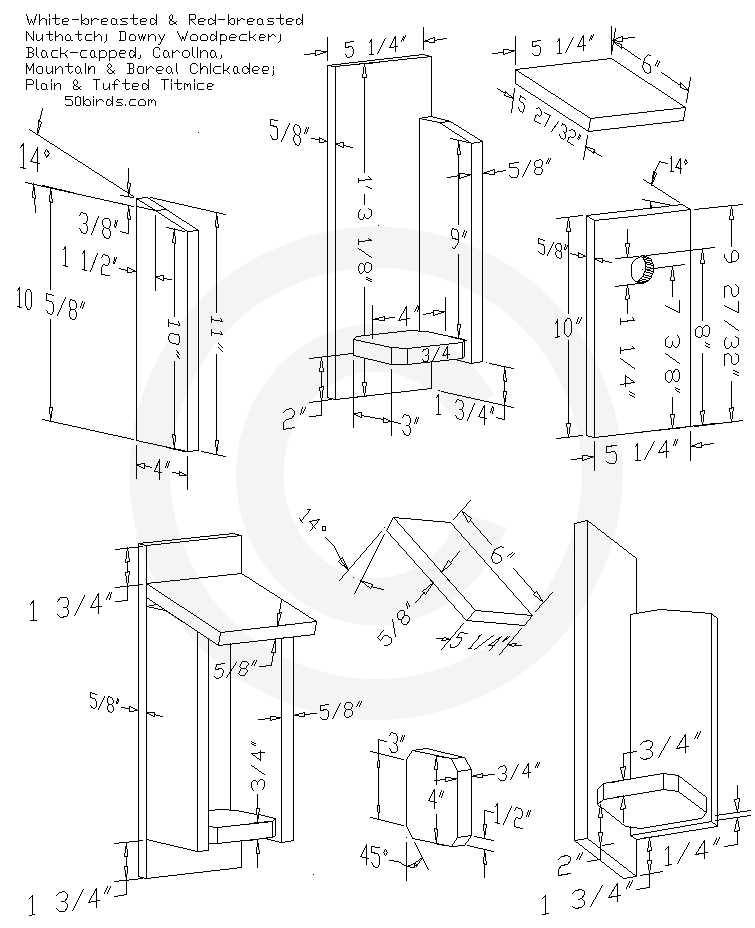 chickadee-nuthatch-downy-birdhouse-plans-70birds