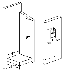 bluebird house hole size